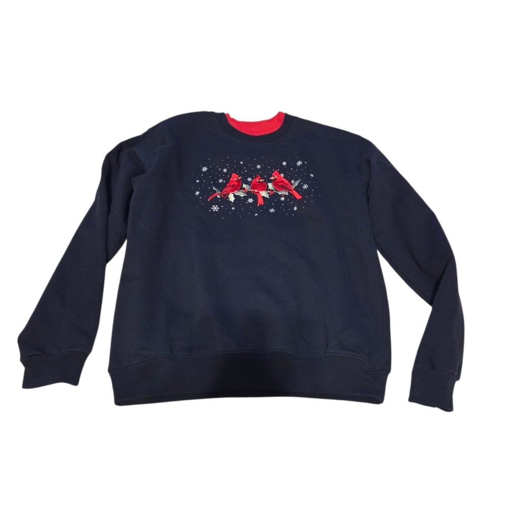 Vtg Country Store Cardinal Crew Neck